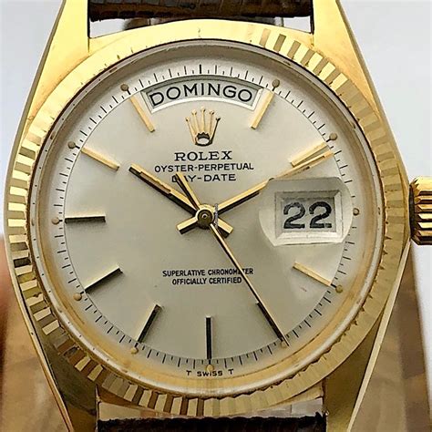 rolex day date spanish date wheel|used Rolex Day-Date 18038.